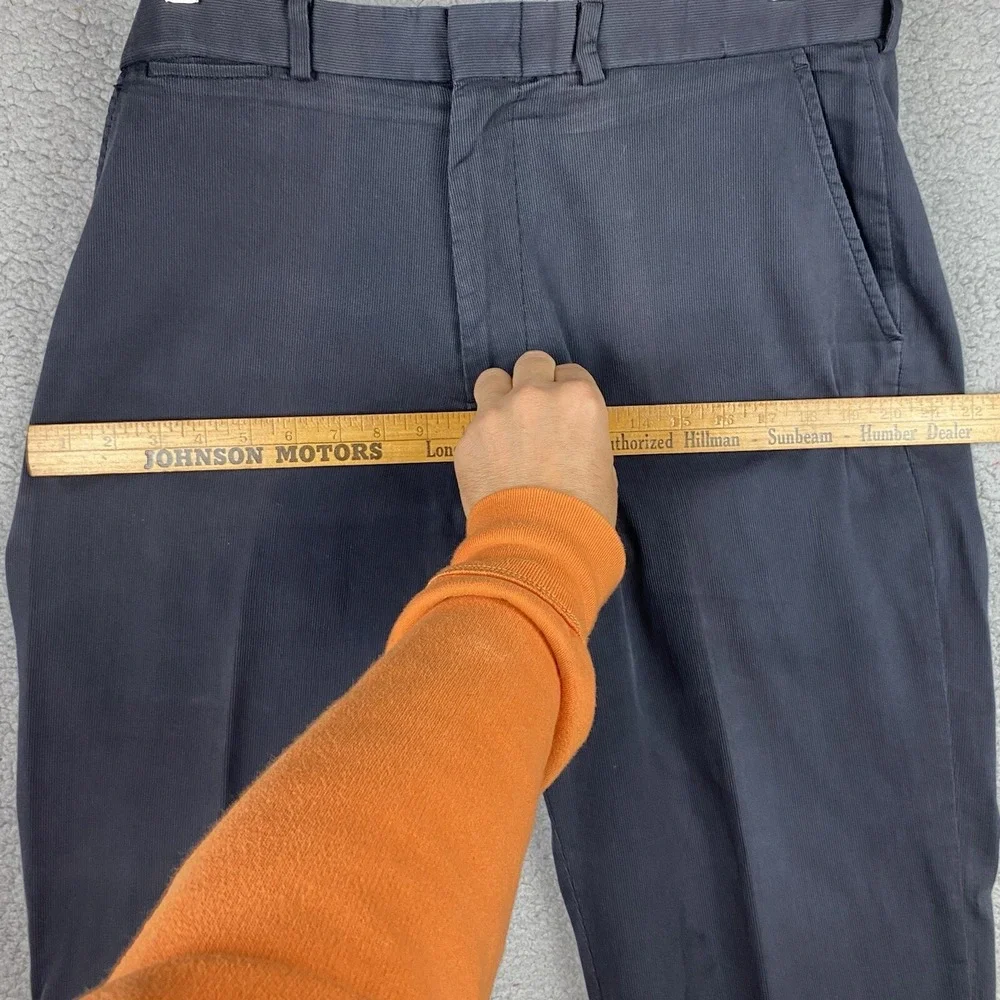 Polo Ralph Lauren Golf Pants Corduroy Mens 35X30 (35x28) Gray‎ Straight Casual
